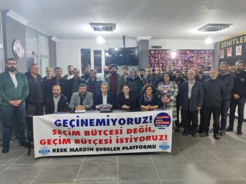 SEÇİM BÜTÇESİ DEĞİL,  HALKTAN-EMEKTEN YANA, GEÇİM BÜTÇESİ İSTİYORUZ!