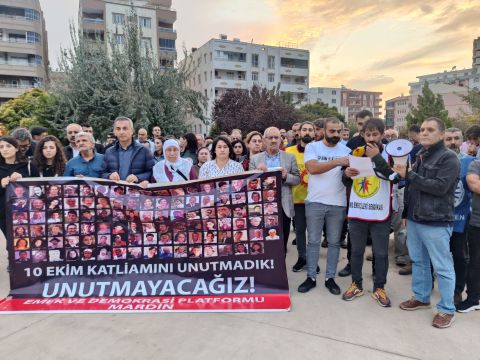 10 EKİM KATLİAMI’NI UNUTMAYACAĞIZ, UNUTTURMAYACAĞIZ!